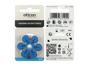 Oticon 675 Numara İşitme Cihazı Pili